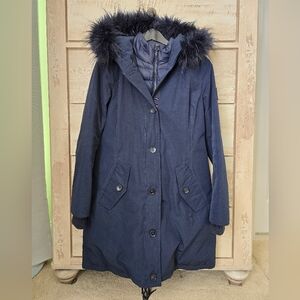 Tommy HilfigerWomen's Faux-Fur-Trim Hooded Parka